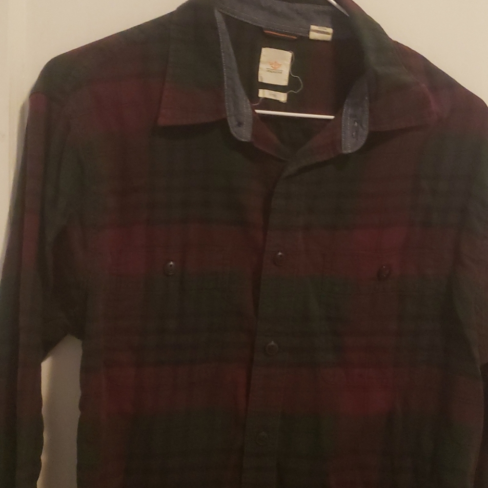 Plaid button up shirt